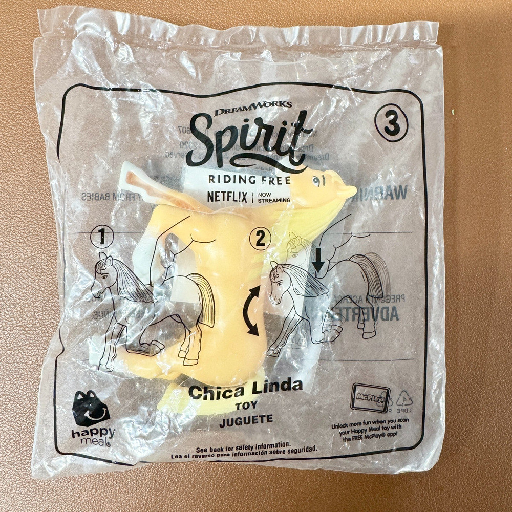 McDonalds SPIRIT Riding Free‎ Horse #3 DreamWorks 2020 Happy Meal Toy NWT